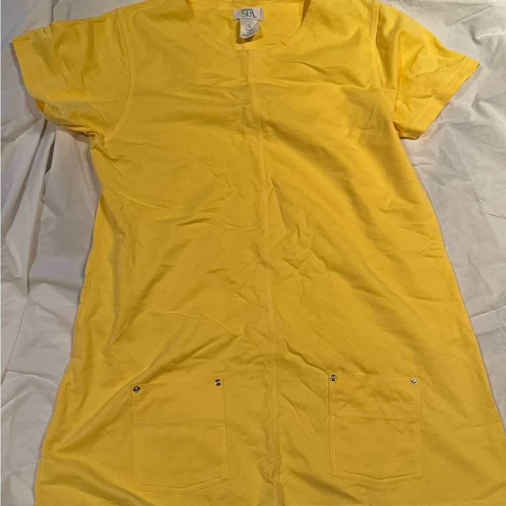 SSL Yellow Short Sleeve Dress